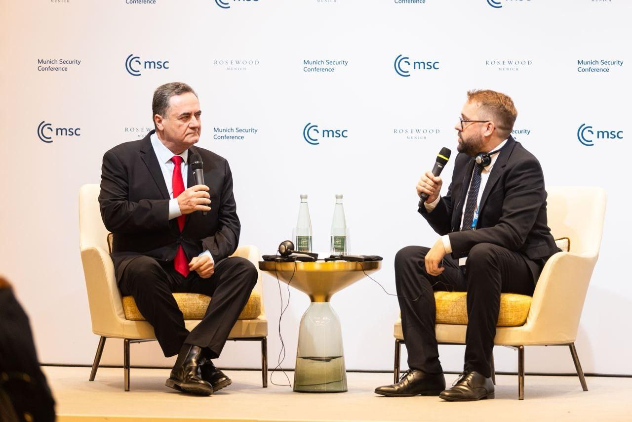 Израильская Правда. на Мюнхенской конференции по безопасности выступил глава МИД Израиля Исраэль Кац