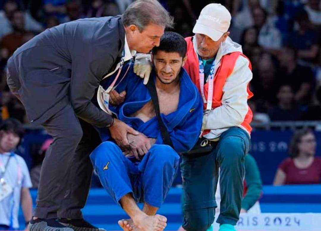 Израильская Правда — Олимпиада. Дзюдо. Таджик не пожал руку израильтянину Нурали Эмомали получил травму в четвертьфинале
