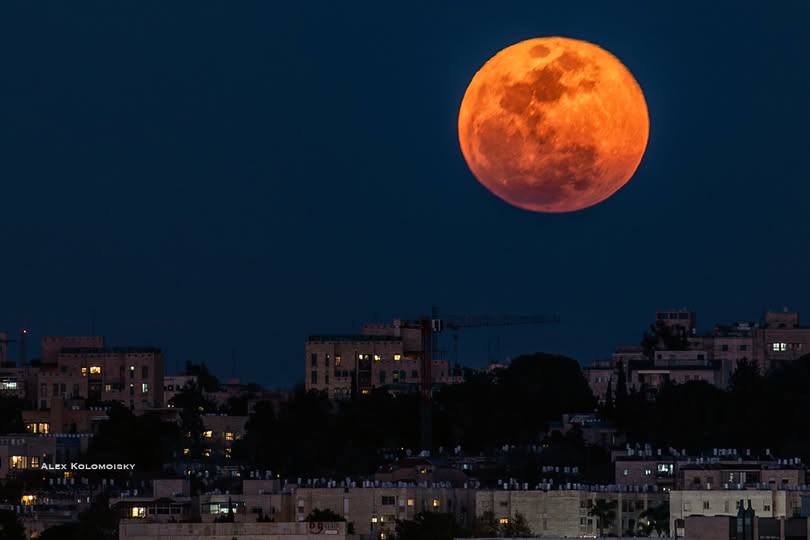 Полная луна. Иерусалим